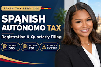 register your spanish autonomo and file quaterly taxes modelo 303 and 130