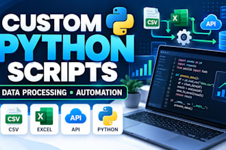 build python scripts for data processing and automation