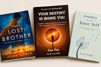 design christian book cover, self help, non fiction and minimalist book cover