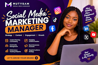 social media marketing manager social media manager social media marketing