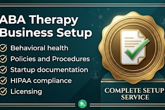 set up yoour aba therapy business, licensing and operational policies
