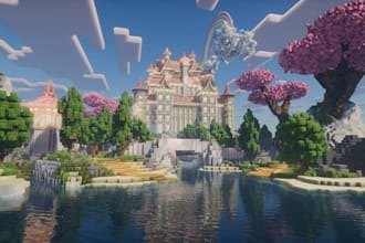 build custom minecraft spawn, hub, or lobby for your server