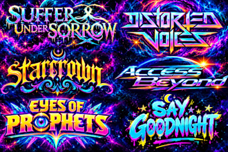 make professional band logo for all genre