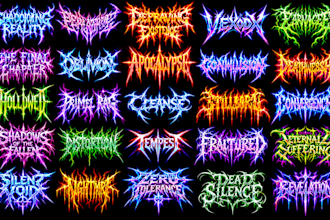 make custom brutal death metal logo