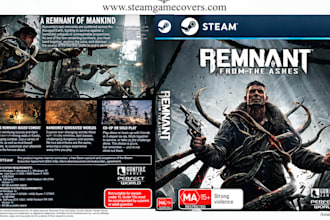 design steam capsule art, game cover and steam banner