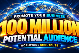 promote your business worldwide with social media shoutouts