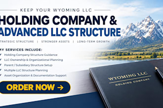 set up your wyoming holding company and advanced llc structure