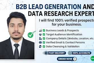 do tergetd b2b linkrdin lead generation, sales navigator scraping and email list