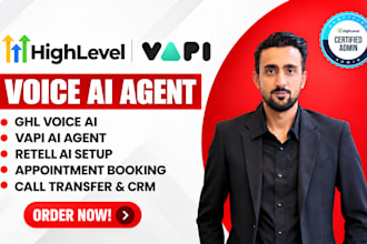 build ghl voice ai, ai agent, vapi ai agent and retell ai