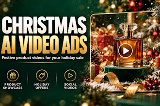 create christmas video ads and ai product videos for your holiday sale