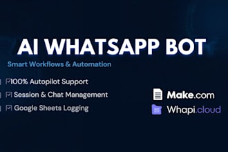 build whatsapp automation bot and chatbot