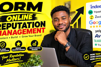 positive your online reputation management ORM and build brand reputation