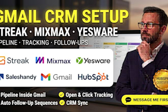 streak mixmax yesware saleshandy gmail crm email tracking sequences setup