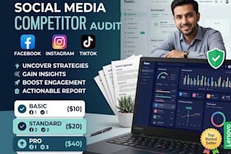 do a comprehensive social media competitor audit