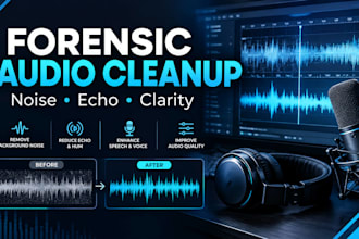 enhance and clean up forensic audio recordings