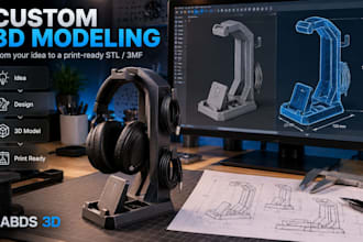 create custom 3d models for 3d printing in stl and 3mf