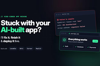 fix and deploy your lovable, bolt or cursor app
