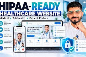 build a hipaa compliant medical, healthcare and telehealth website