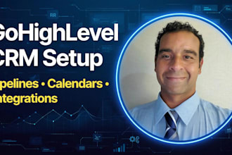 set up go high level CRM with pipelines, calendars, and integrations