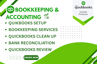 quickbooks online bookkeeping, cleanup and reconciliation