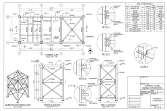 create steel structure shop drawings and fabrication drawings in autocad