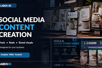 create engaging social media posts, reels and content