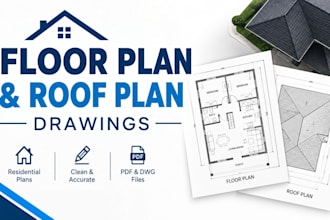 do floor plan roof plan