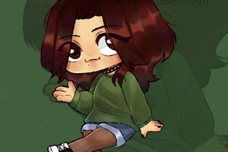 draw your favorite character in a chibi style