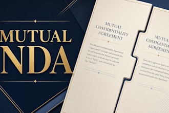 draft a professional mutual nda for secure business discussions