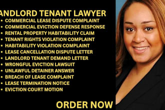 handle habitability,commercial eviction defenses and lease cancellation disputes