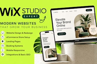 wix studio expert wix website development wix redesign responsive landing page