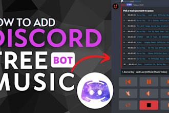 build music streaming bot, youtube music bot, google music bot, spotify bot