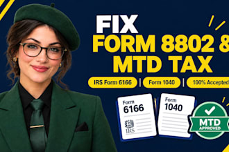 prepare form 8802 for US tax residency certificate form 6166 and form 1040