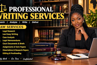 do legal research, law,essay, sociology and political science, memo