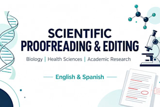 edit and proofread scientific research manuscripts