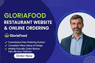 gloriafood website, restaurant online ordering system and menu setup
