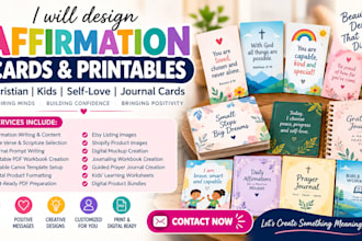 do christian affirmation card kids affirmation card self love cards journal card
