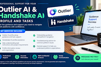 provide outlier ai and handshake ai profile and task support