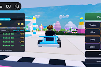 create a roblox game for you