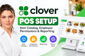 do clover pos setup and item catalog configuration