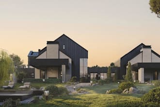 visualise thatched cottage, remodel 3 bedroom apartment, house rear extension