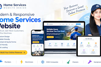 design a professional handyman and home repair website