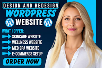 design med spa website, skincare website, medical website, medical spa website