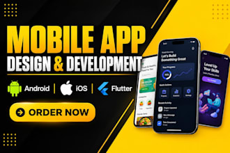 develop ai mobile app, flutter mobile app, android ios app creation flutterflow