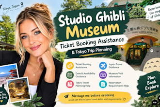 book ghibli museum, nintendo museum and pokémon café tickets