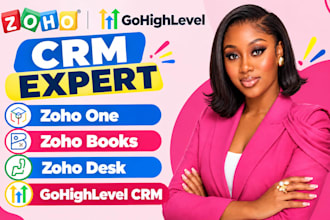 setup zoho crm zoho one zoho book zoho desk gohighlevel crm
