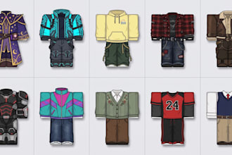 design custom roblox clothing shirts and pants