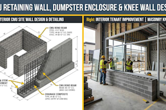 tenant improvement structural letter load bearing wall removal cmu wall opening