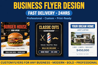 design modern business flyer and corporate flyer