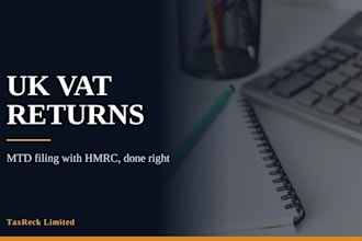 do your UK vat return, vat registration and mtd filing with hmrc